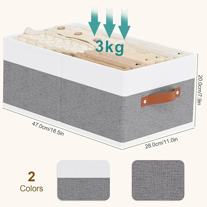 Storage Baskets, Foldable Drawer Organizers - Image 6