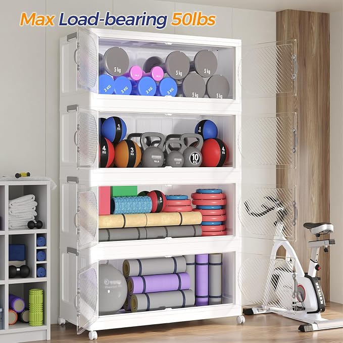 360QT Extra Large Stackable Storage Bins - Image 8