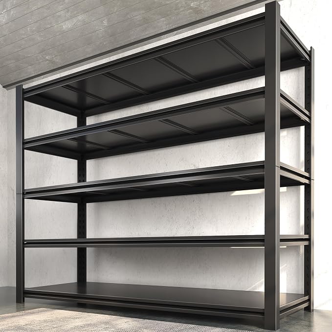 60" W Garage Shelving Heavy Duty Metal Shelving 3000LBS Storage Shelves - Image 5