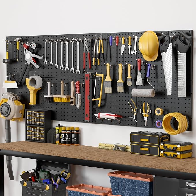 4 Pack Metal Pegboard Panels - Image 2