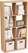 Cube Storage Organizer Bookcase, Decorative 11 inch Open Back Cubical Shelf by VDNEND