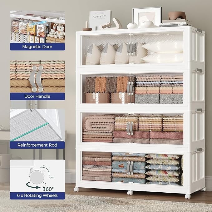 1200QT Extra Large Stackable Storage Bins - Image 7
