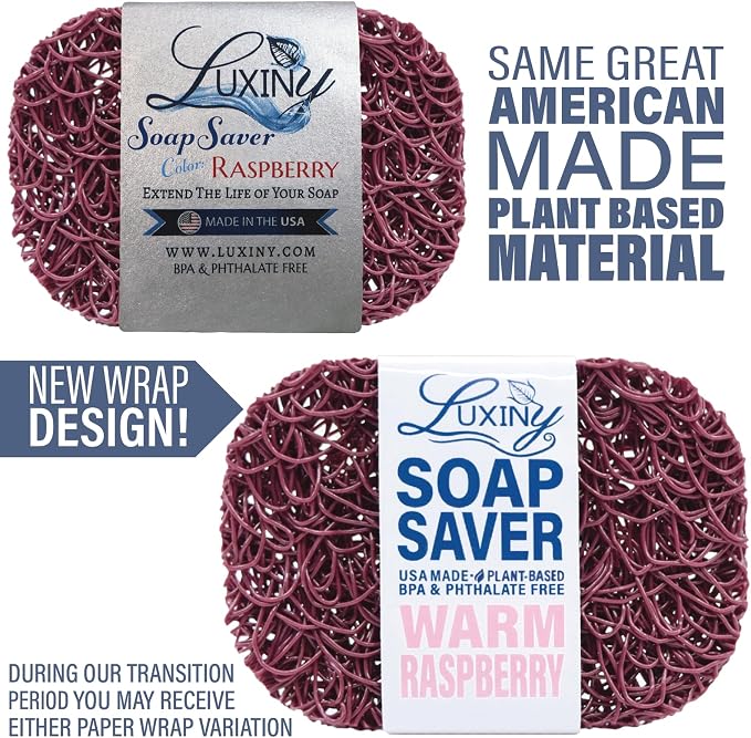 Soap Savers for Bar Soap, American Made by Luxiny, Lifts Soap in Soap Dishes & - Image 3