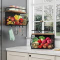 2 Set Magnetic Shelf for Fridge, Onion and Potato Spice Snacks Fruit and by Clothink