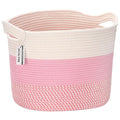 Sea Team Oval Large Cotton Rope Woven Storage Basket by SeaTeam