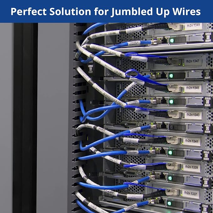 ZhiYo 2x2in Server Rack Cable Management, 6.6ft Cable Duct Cable Raceway Kit - Image 4