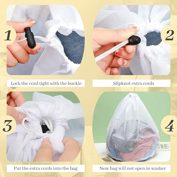 24 Pcs 24 * 32 Inches Fine Mesh Laundry Bag - Image 3