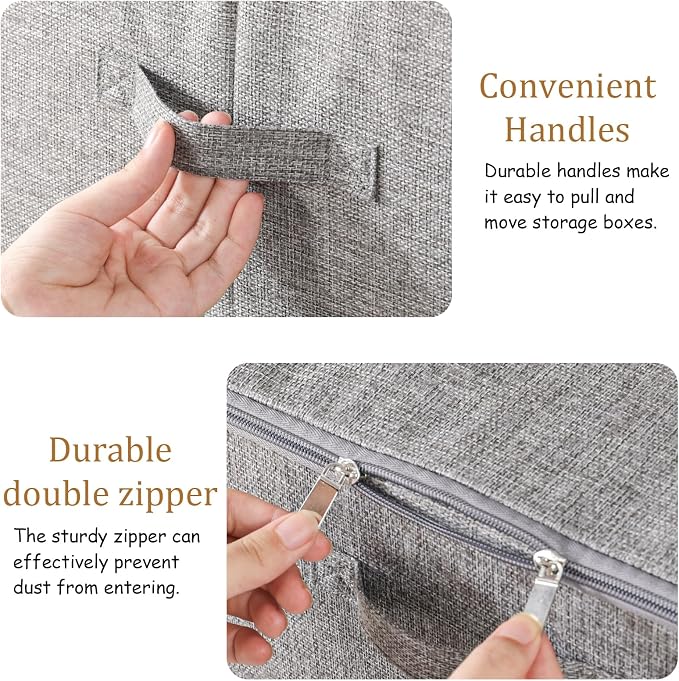 Underbed Storage Box, Foldable Cube Baskets - Image 5