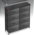 Curved Profile Dresser for Bedroom, Chest of Drawers, 8 Storage Drawers by Sonharlar