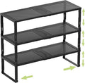 Heavy-Duty Adjustable Metal Shelf Organizer by Unknown