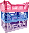 Collapsible Storage Box, Foldable Crate Organizer Bin by LunaCrates