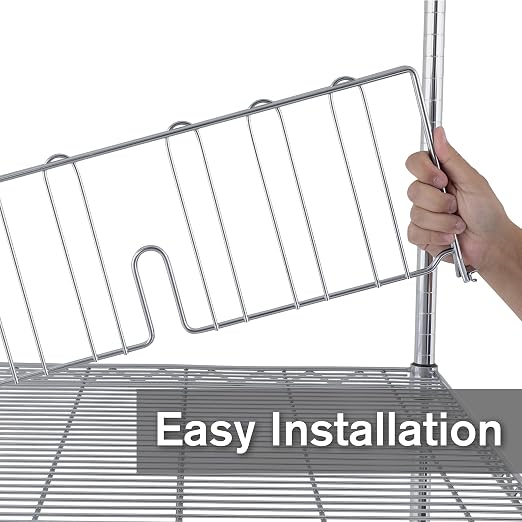 METRO DD18C Super Erecta Chrome Plated Shelf Divider - Image 3