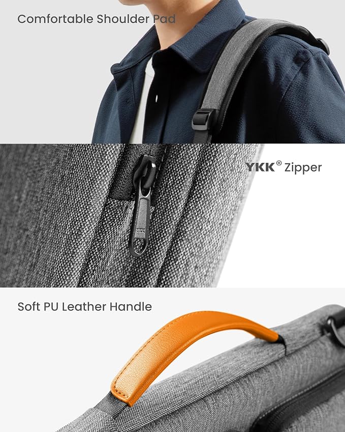 tomtoc 360° Protective Laptop Shoulder Bag - Image 5