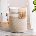 YOUDENOVA Woven Rope Laundry Hamper Basket, 72L Tall Luandry Basket, Baby by YOUDENOVA