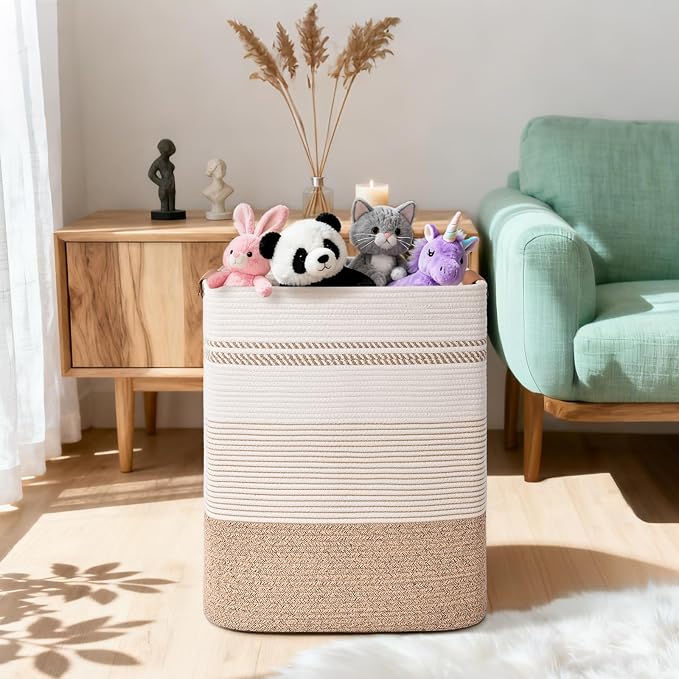 Laundry Hamper, 85L Tall Laundry Basket - Image 2