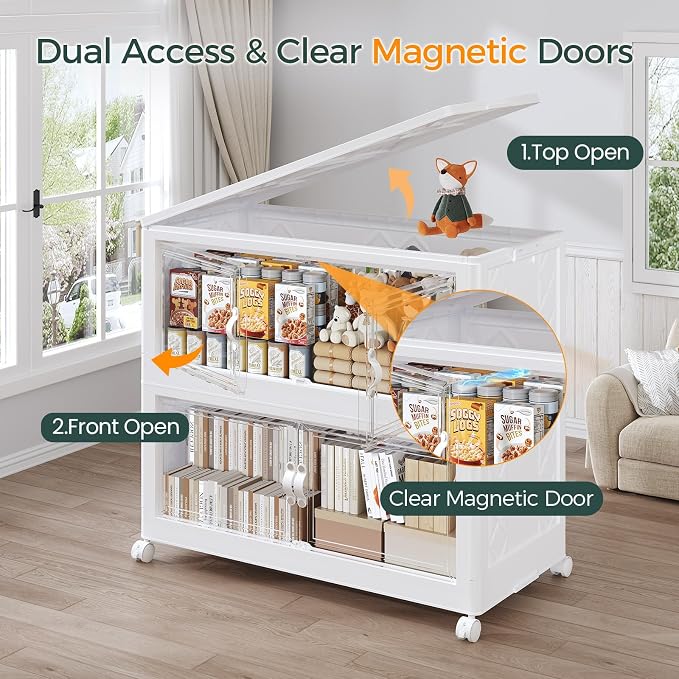 360QT Extra Large Stackable Storage Bins - Image 3