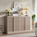Fluted Dresser for Bedroom, Modern 6 Drawer Dresser by Harpaq
