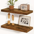 Floating Shelves, 8 Inch Deep Floating Shelves, Rustic Wood Floating Shelf by FunMemories