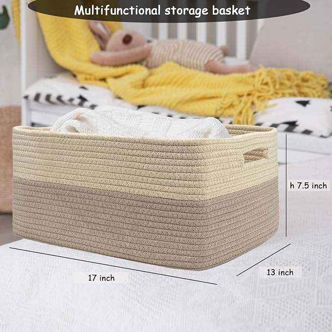 COMFY-HOMI 2 pcs Large Storage Baskets - Image 3