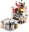 Yieach 2 Pack Rectangle Lazy Susan by Yieach