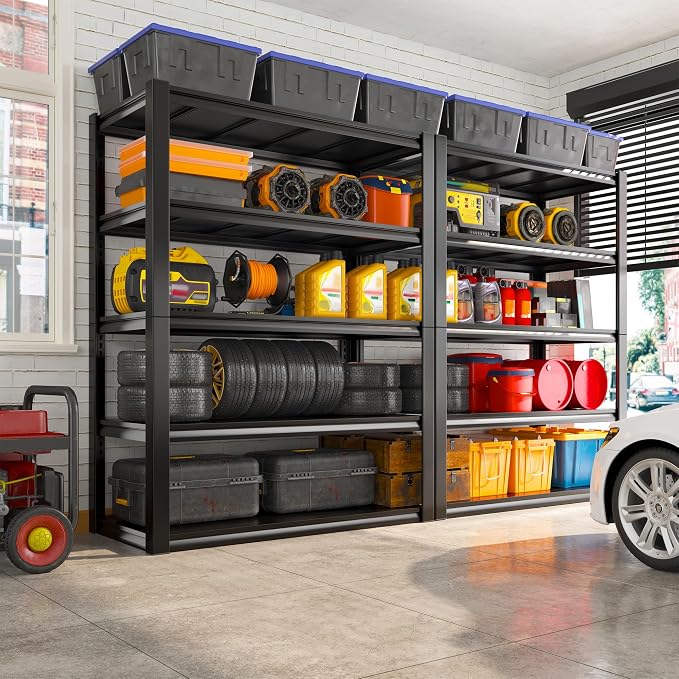 REIBII Garage Shelving Heavy Duty Storage Shelves, Extra Large Adjustable - Image 2