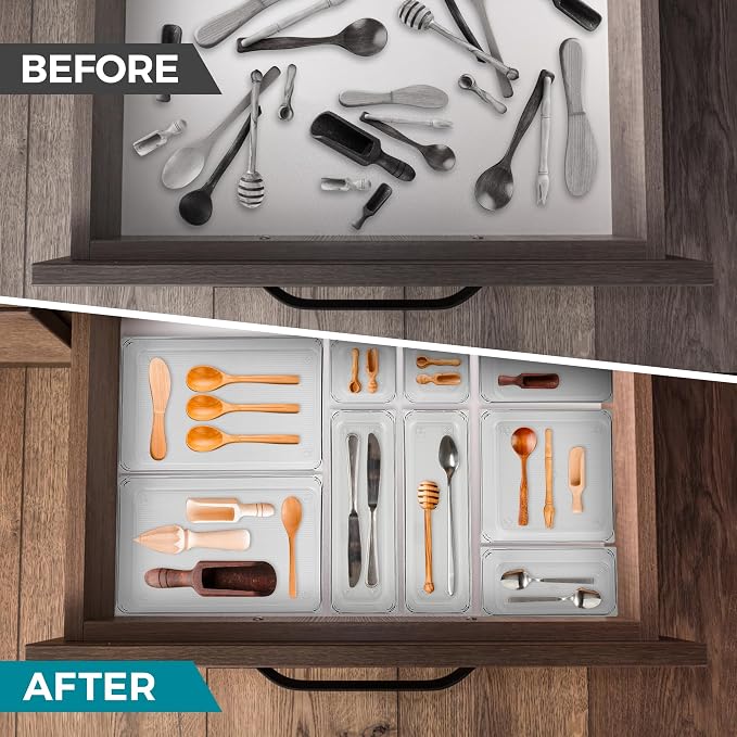 8 Pack Drawer Organizer - Image 6