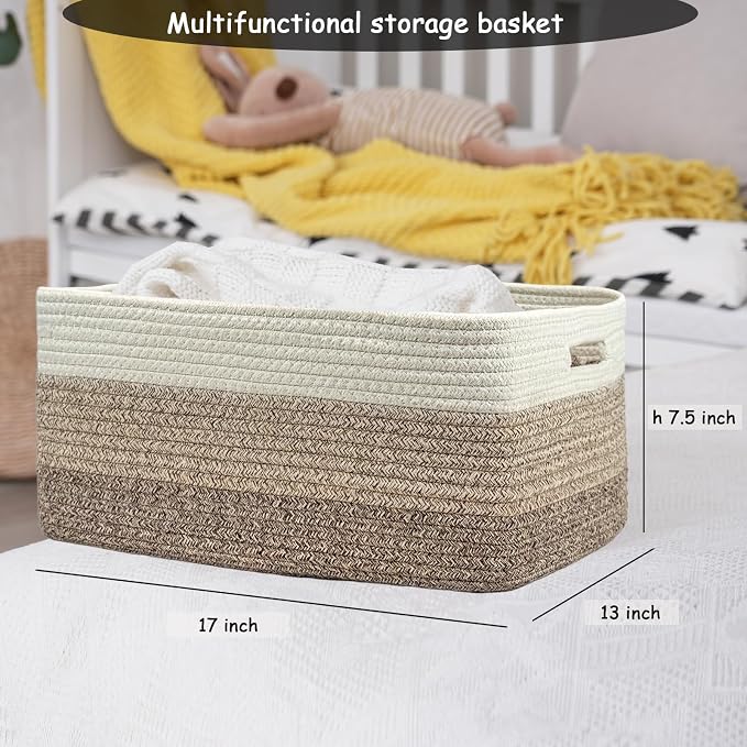 COMFY-HOMI 2 pcs Large Storage Baskets - Image 3