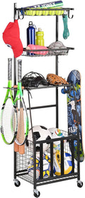 PLKOW Sports Equipment Storage for Garage, Indoor/Outdoor Sports Rack for Garage by PLKOW