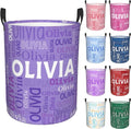 Custom Name Laundry Hamper, Personalized Laundry Basket by Kirendle