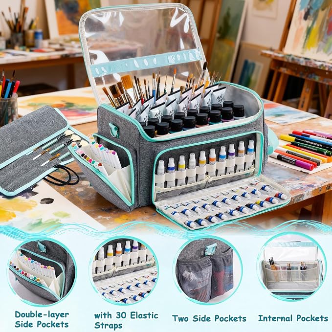 SFYBYHEART Acrylic Paint Organizer Bag - Image 4