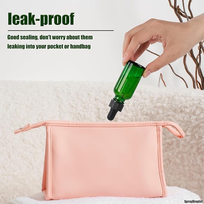 48 Pcs, 1oz Glass Dropper Bottle, Leakproof Tincture Bottles - Image 4