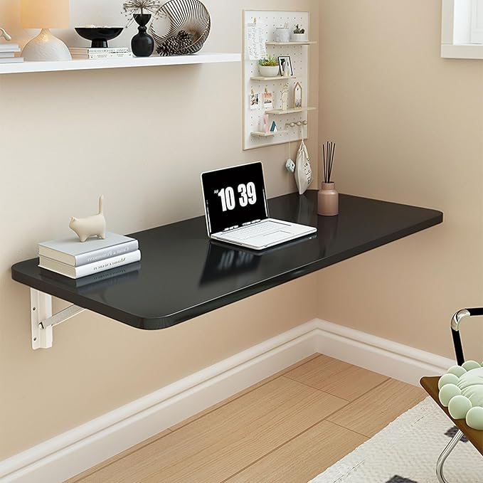 Wall Folding Table for Laundry Room, Floating Desk for Wall Small Spaces - Image 2