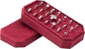 Velvet Ring Organizer Display Tray Jewelry Box Earring Holder Case by COWFEX