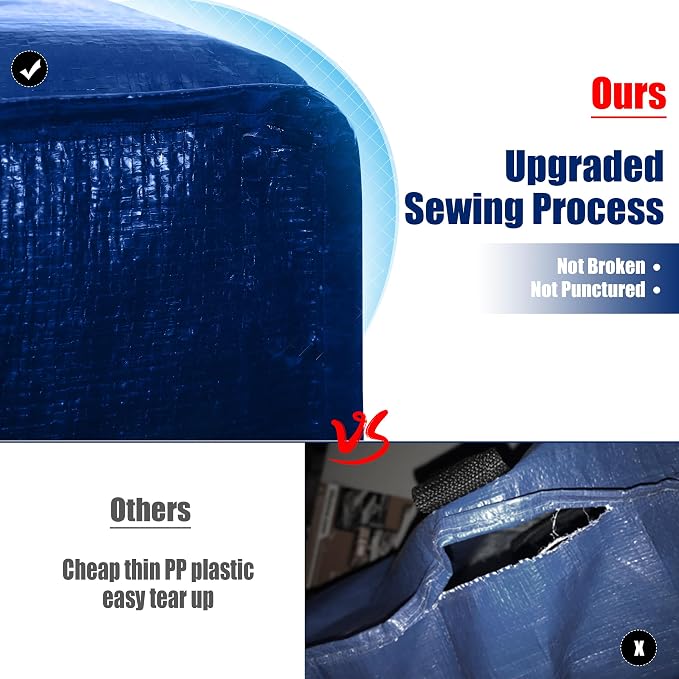 Cosy Family 4 Pack Heavy Duty Extra Large Moving Bags - Image 3