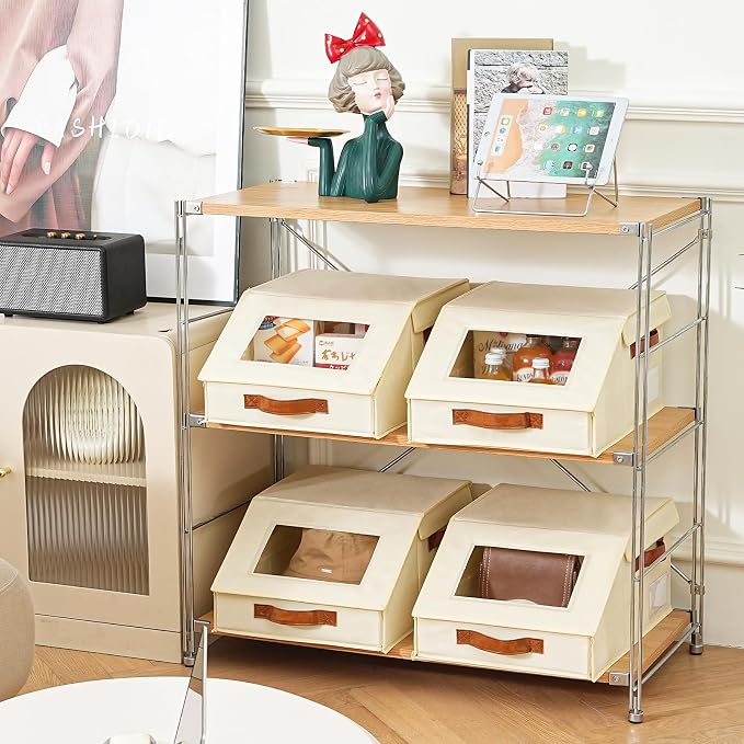 Closet Organizers and Storage, Stackable Closet Drawers, Fabric Storage Bins - Image 7
