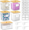 4+1 Pack Laundry Room Organization Containers, Large Laundry Detergent Powder by Unknown