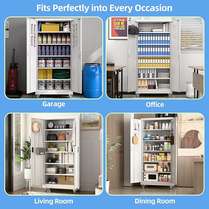 Metal Garage Storage Cabinet - Image 5
