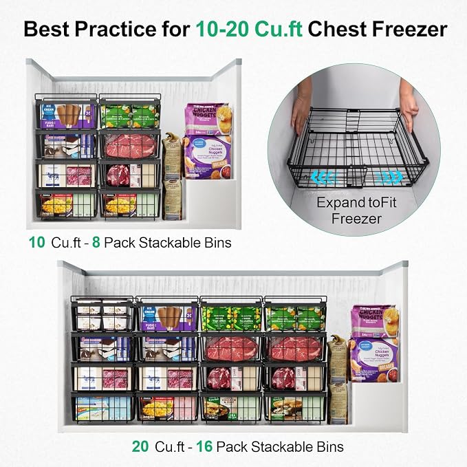 iSPECLE Freezer Organizer Bins - Image 4