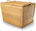 The Basket Lady Lift-Off Lid Wicker Storage Basket, 24.5 in L x 18 in W x 17.5 by TheBasketLady