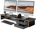 Fenge Monitor Stand, Dual Monitor Riser, 42.5inch Large Desk Computer Monitor by Fenge