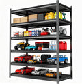 77'' Storage Shelves, Garage Metal Shelving Unit, Adjustable, Double-Layer by Beaunatixx