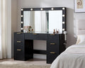 AMERLIFE 47.2" Fluted Vanity Desk by AMERLIFE