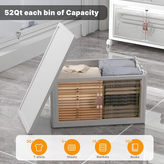Extra Large Stackable Storage Bins - Image 4