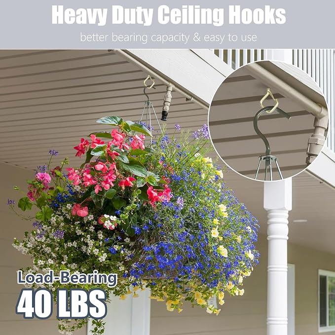 35PCS Eye Screw Hooks for Hanging Heavy Duty - Image 7