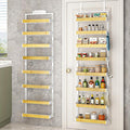 bukfen Over the Door Pantry Organizer 8-Tier Adjustable Basket Kitchen Pantry by bukfen