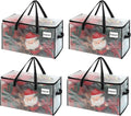 VENO 4 Pack Moving Bags, Comforter and Blanket Storage Bags by Veno