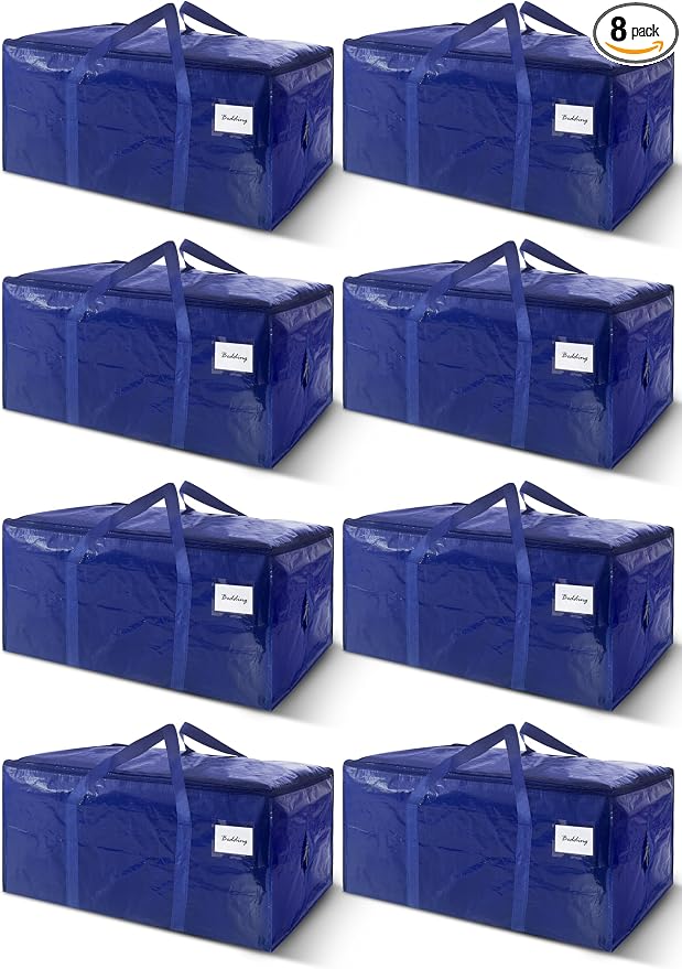 8 Pack Extra Heavy Duty Large Moving Bags by WTREE