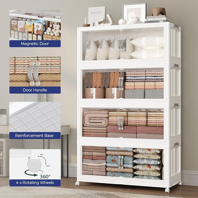 600QT Extra Large Stackable Storage Bins - Image 7