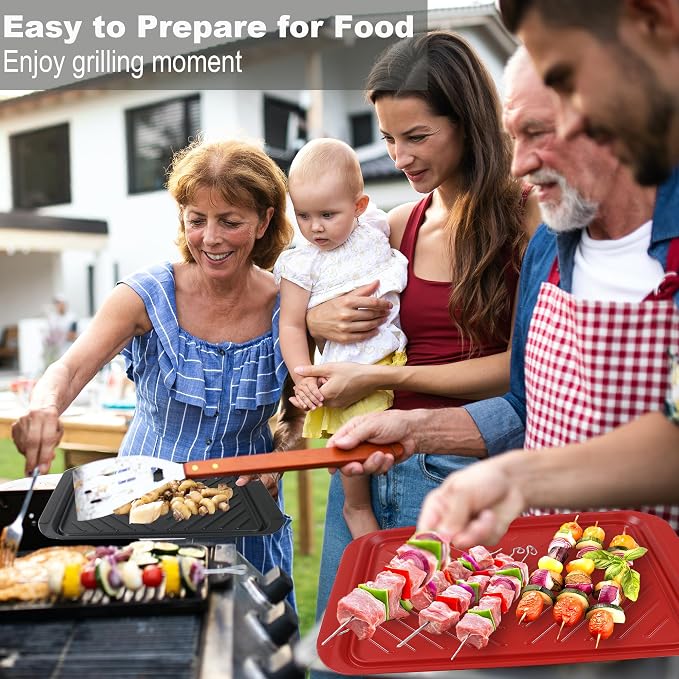 Grilling Prep and Serve Trays, BBQ Platter - Image 6