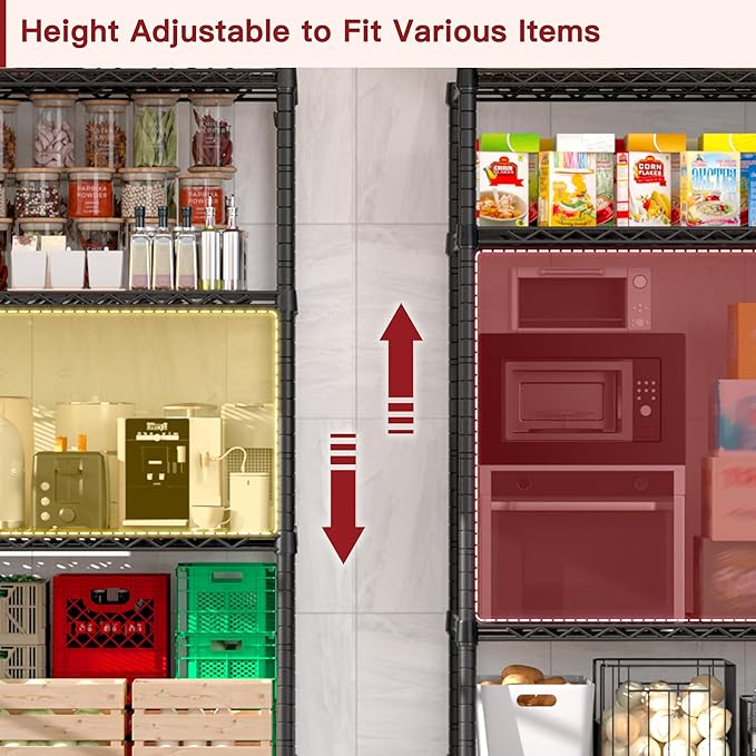 PrimeZone Wire Shelving Unit - Image 6